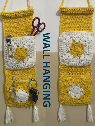 Wall Hanging Bag With Pockets/lining  (organizers)