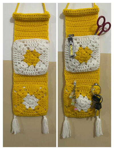 Wall Hanging With Pockets/lining Bag (organizers)