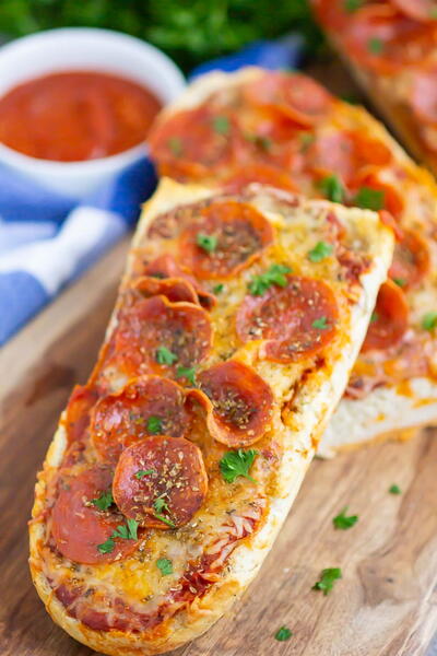 Air Fryer French Bread Pizza