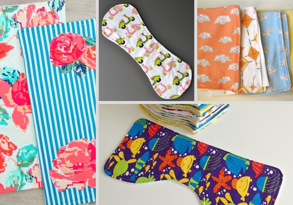 22 Free Burp Cloth Sewing Patterns | AllFreeSewing.com