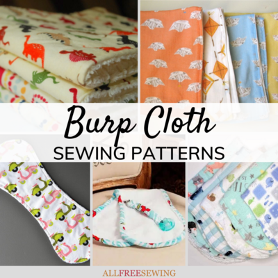 22 Free Burp Cloth Sewing Patterns AllFreeSewing Com