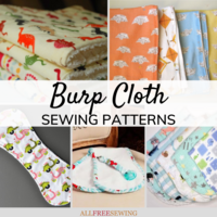 22 Free Burp Cloth Sewing Patterns