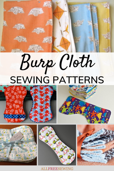 22 Free Burp Cloth Sewing Patterns pin