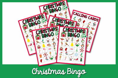 8 Jolly Christmas Bingo Cards