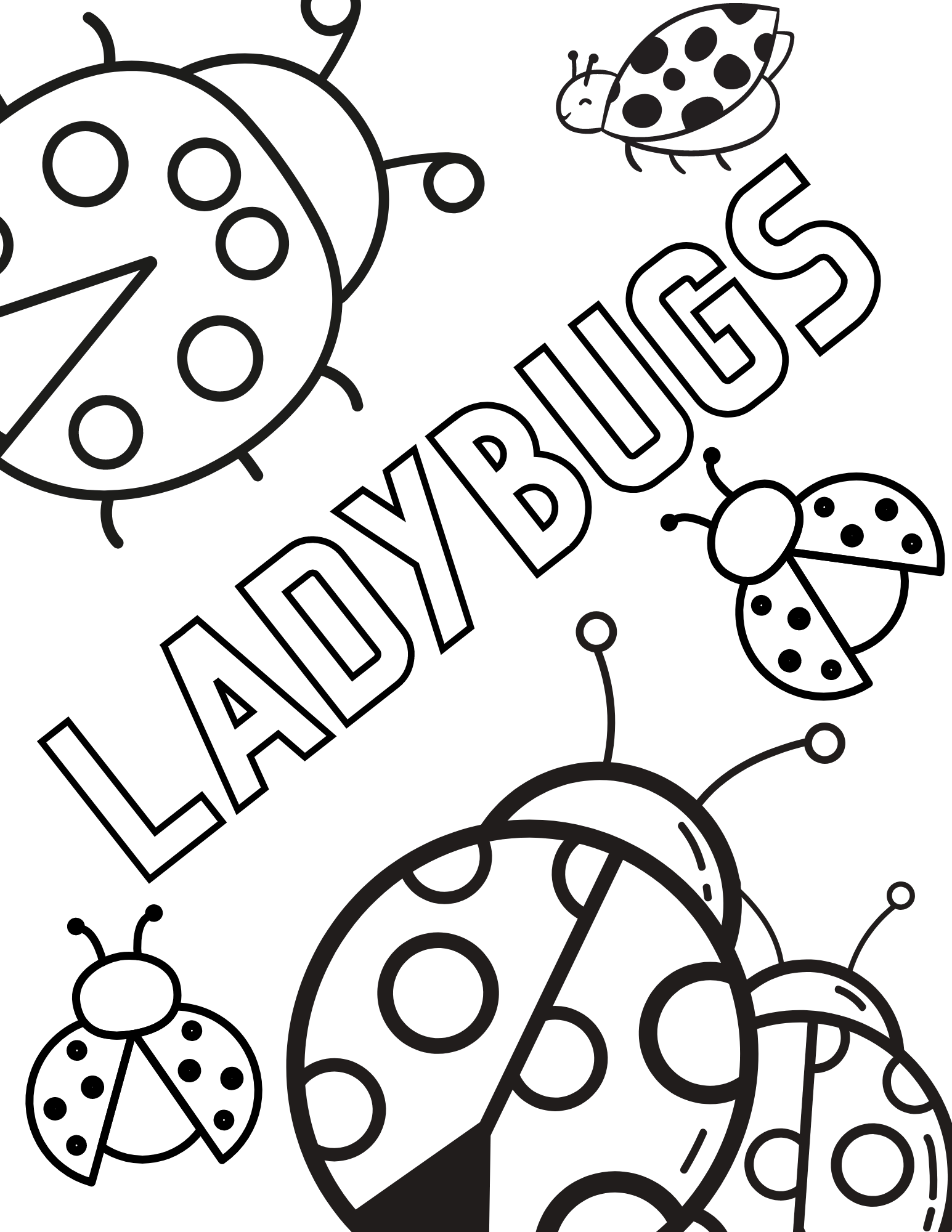 ladybug coloring pages printable