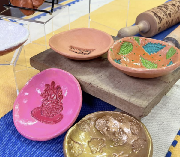Air-Dry Clay Ring Dishes
