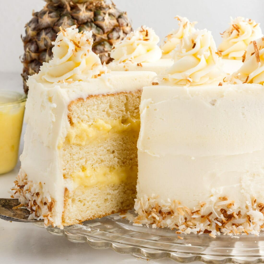 Pineapple Coconut Cake | RecipeLion.com