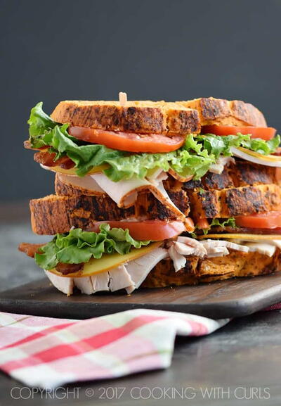 Turkey Bacon Bravo Sandwich