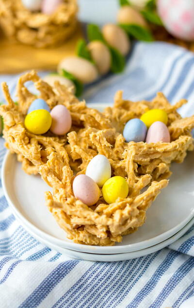 Easter Nest Haystack Cookies