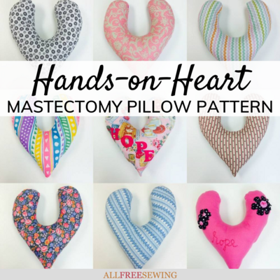 Hands-on-Heart Mastectomy Pillow Pattern
