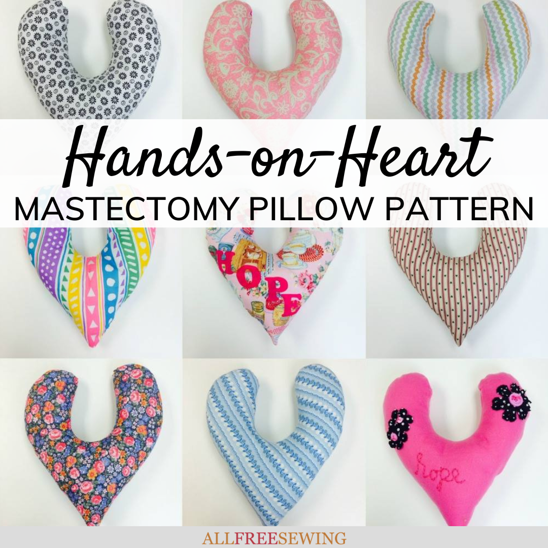Hands on Heart Mastectomy Pillow Pattern Free PDF