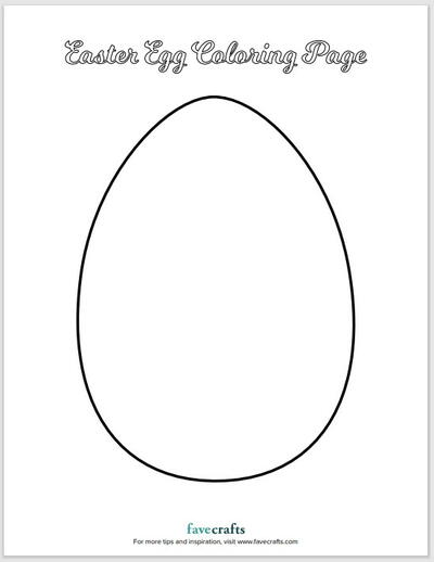 egg coloring pages