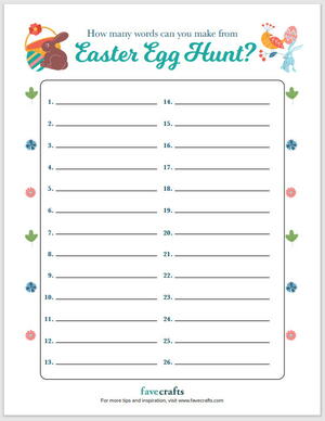 Printable Easter Mazes | FaveCrafts.com