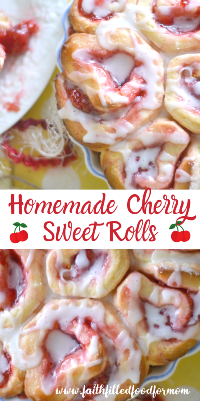 Homemade Cherry Sweet Rolls