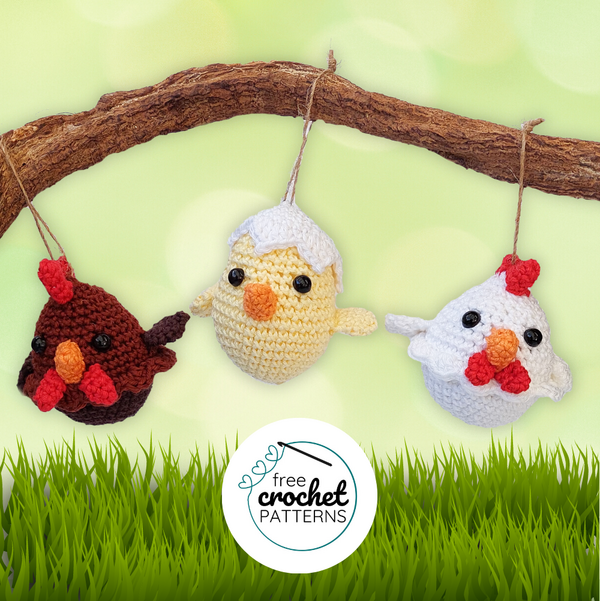 Free Crochet Pattern Chick's Family