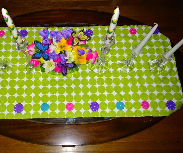 May Flowers Table Runner
