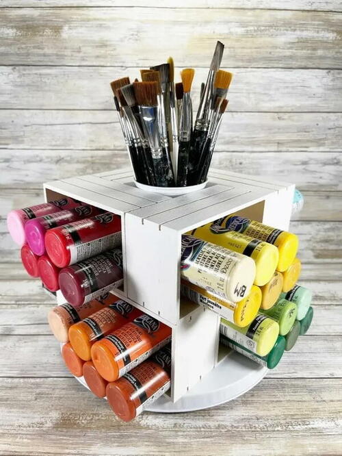 Dollar Tree Mini Crate Storage Organizer for Crafts