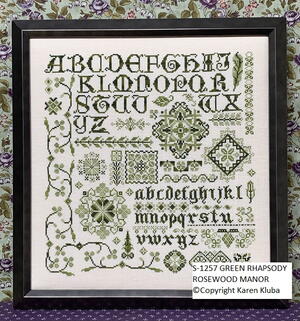 Green Rhapsody Cross-Stitch Pattern Book Giveaway