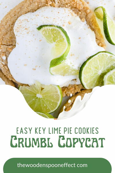 Easy Key Lime Pie Cookies (Crumbl Copycat)