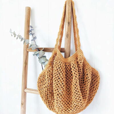 Crochet Farmer's Market Bag