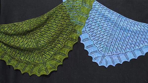 Calais Lace Knit Shawl