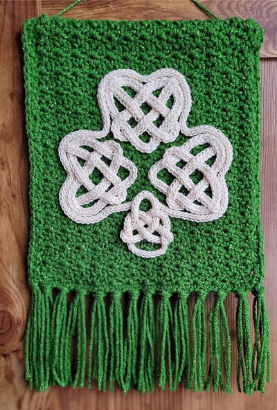 Celtic Shamrock Wall Hanging