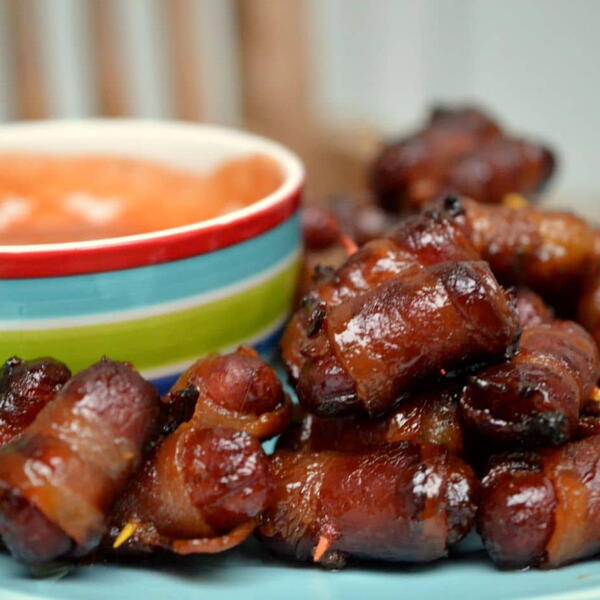 Bacon Wrapped Smokies 