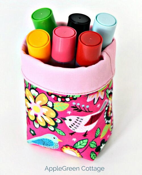 Quick Mini Fabric Bin