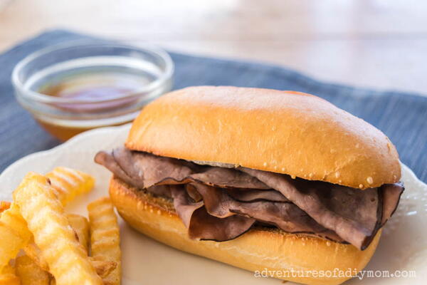 Easy French Dip Sandwiches