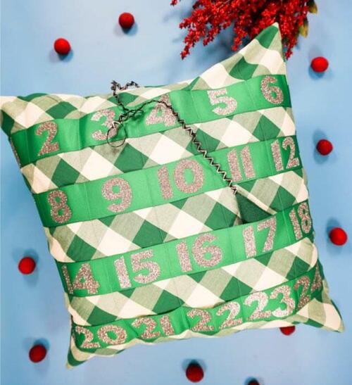 How to Make an Advent Pillow