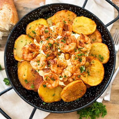 Spain´s Best-kept Tapas Recipe | Potatoes With Garlic Shrimp & Aioli