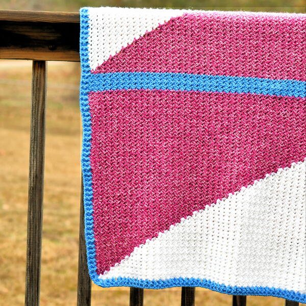 Modern Crochet Baby Blanket