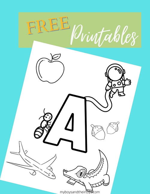 Alphabet Coloring Pages