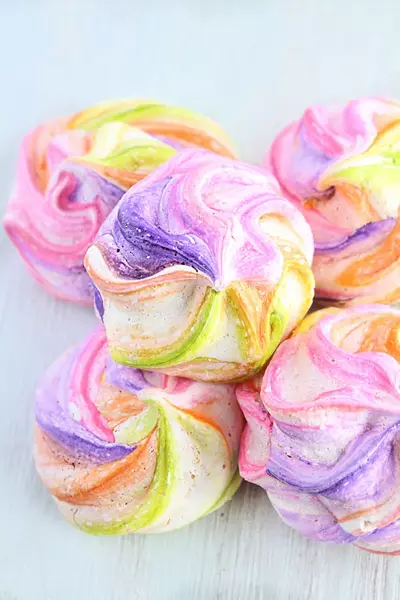 Watercolor Meringues