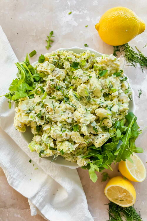 Healthy Lemon Dill Potato Salad