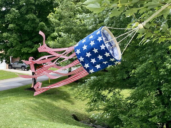 Red White and Blue Windsock