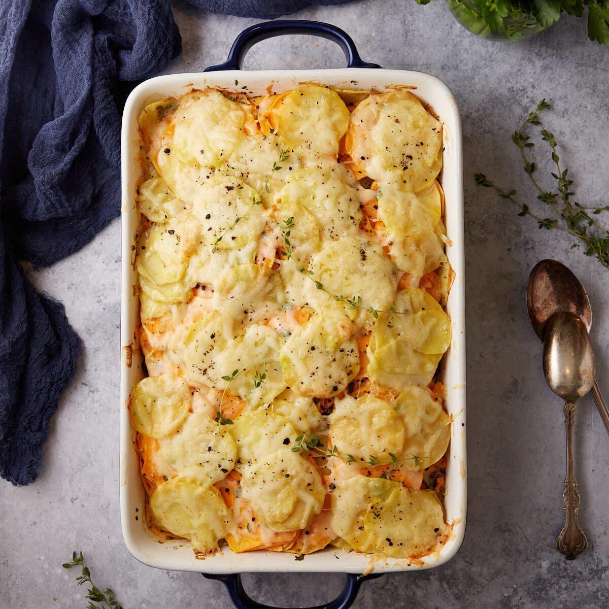 Scalloped Sweet Potatoes | FaveSouthernRecipes.com