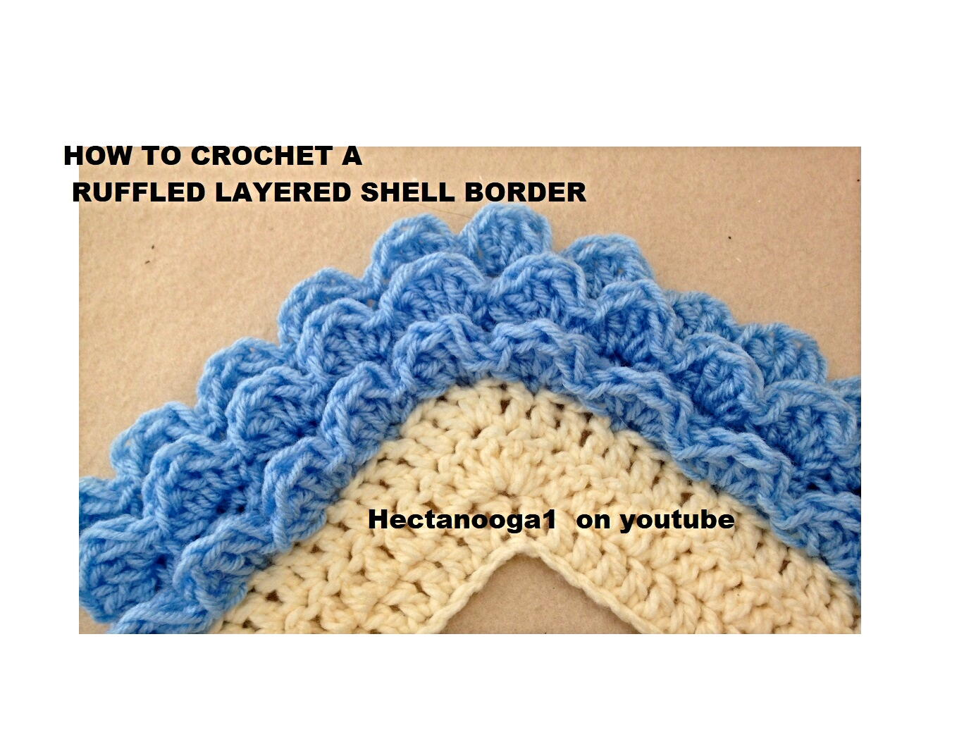 Ruffled Layered Crochet Border | AllFreeCrochet.com