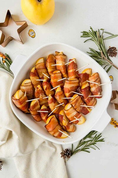 Bacon Wrapped Apples