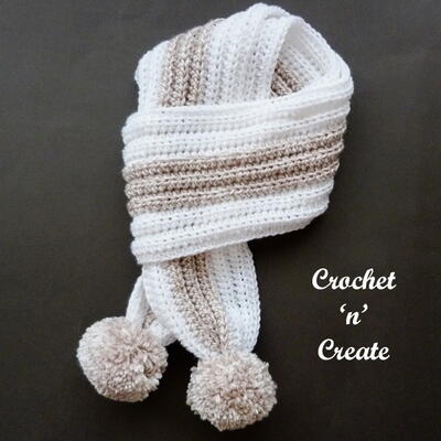 Crochet Marble Scarf