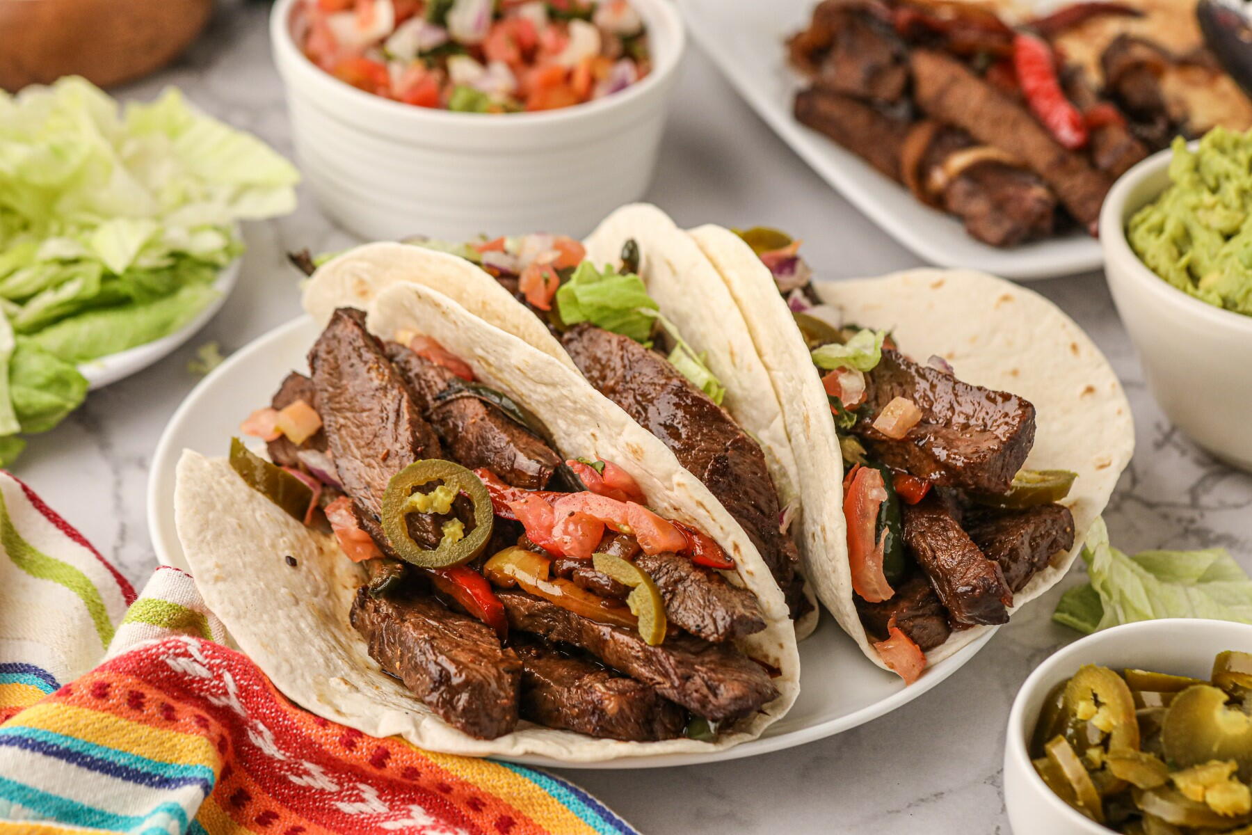 Skirt Steak Fajitas | RecipeLion.com