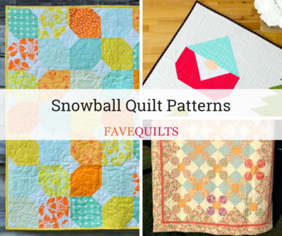 15 Free Snowball Quilt Patterns