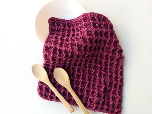 Waffle Stitch Kitchen Towel 