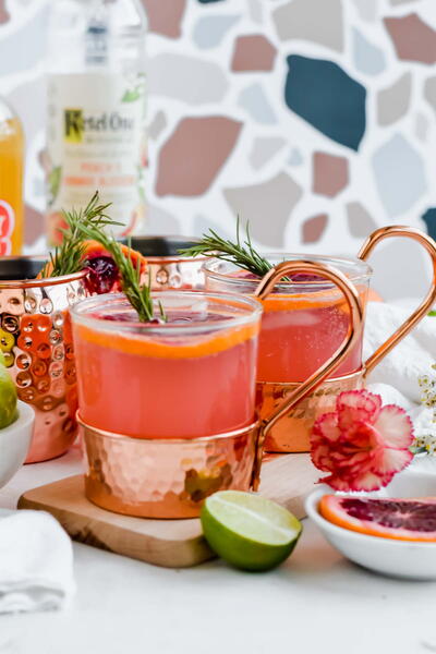 Blood Orange Moscow Mule