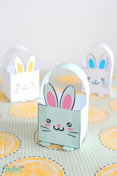 Paper Easter Basket Craft