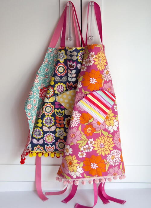 Fat Quarter Crafting Aprons