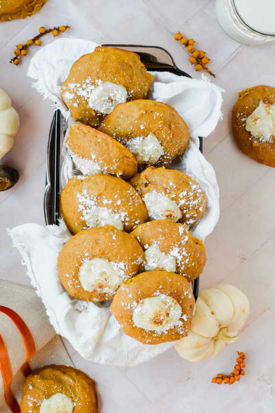 Pumpkin Cheesecake Cookies