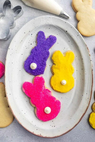 Cute Bunny Sugar Cookies Recipe