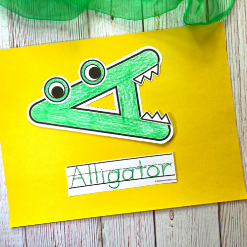 A Is For Alligator Alphabet Craft