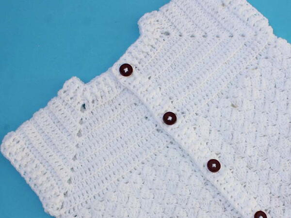 Crochet Baby Coat Cardigan Jacket 